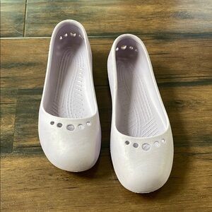 Light Purple Slip-On Shoes by Crocs
